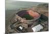 Aerial View of Earthquake Damaged Stadium-Paul Richards-Mounted Photographic Print