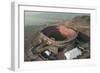 Aerial View of Earthquake Damaged Stadium-Paul Richards-Framed Photographic Print