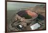 Aerial View of Earthquake Damaged Stadium-Paul Richards-Framed Photographic Print