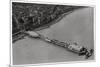 Aerial View of Eastbourne, Sussex, from a Zeppelin, 1931-null-Mounted Giclee Print