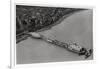 Aerial View of Eastbourne, Sussex, from a Zeppelin, 1931-null-Framed Giclee Print