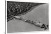 Aerial View of Eastbourne, Sussex, from a Zeppelin, 1931-null-Stretched Canvas