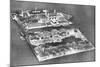 Aerial View of Ellis Island Immigration Station, New York, USA, 1926-null-Mounted Giclee Print