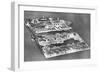 Aerial View of Ellis Island Immigration Station, New York, USA, 1926-null-Framed Giclee Print