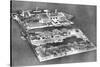 Aerial View of Ellis Island Immigration Station, New York, USA, 1926-null-Stretched Canvas