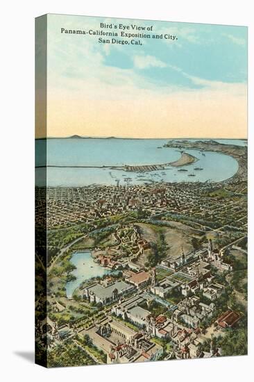 Aerial View of Exposition, San Diego, California-null-Stretched Canvas