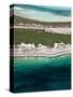 Aerial View of Exuma Cays, Bahamas-Onne van der Wal-Stretched Canvas