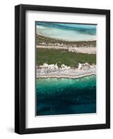 Aerial View of Exuma Cays, Bahamas-Onne van der Wal-Framed Photographic Print