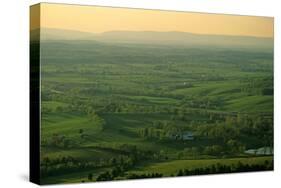 AERIAL VIEW OF Farmland,The Plains,Fauquier County, Virginia, 2004 (Photo)-Kenneth Garrett-Stretched Canvas