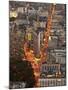 Aerial view of Flatiron Building, NYC-Michel Setboun-Mounted Art Print