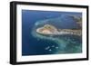 Aerial view of Flores Island from a commercial flight, Flores Sea, Indonesia, Southeast Asia, Asia-Michael Nolan-Framed Premium Photographic Print