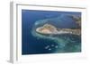 Aerial view of Flores Island from a commercial flight, Flores Sea, Indonesia, Southeast Asia, Asia-Michael Nolan-Framed Premium Photographic Print