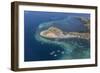 Aerial view of Flores Island from a commercial flight, Flores Sea, Indonesia, Southeast Asia, Asia-Michael Nolan-Framed Photographic Print