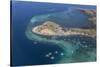 Aerial view of Flores Island from a commercial flight, Flores Sea, Indonesia, Southeast Asia, Asia-Michael Nolan-Stretched Canvas