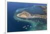 Aerial view of Flores Island from a commercial flight, Flores Sea, Indonesia, Southeast Asia, Asia-Michael Nolan-Framed Photographic Print