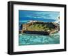 Aerial View of Fort Jefferson-Bob Krist-Framed Photographic Print