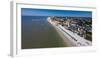 Aerial view of Fort Myers Beach, Estero Island, Lee County, Florida, USA-null-Framed Premium Photographic Print