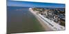 Aerial view of Fort Myers Beach, Estero Island, Lee County, Florida, USA-null-Mounted Premium Photographic Print