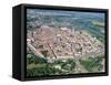 Aerial View of Fortifications of Marshal Vauban, Town of Toul, Meurthe-Et-Moselle, Lorraine, France-Bruno Barbier-Framed Stretched Canvas