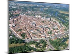 Aerial View of Fortifications of Marshal Vauban, Town of Toul, Meurthe-Et-Moselle, Lorraine, France-Bruno Barbier-Mounted Photographic Print