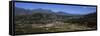 Aerial View of Franschhoek Valley, Simonsberg, Western Cape Province, South Africa-null-Framed Stretched Canvas