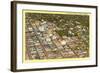 Aerial View of Fresno, California-null-Framed Art Print