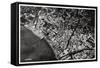 Aerial View of Funchal, Madeira, from a Zeppelin, 1928-null-Framed Stretched Canvas