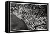Aerial View of Funchal, Madeira, from a Zeppelin, 1928-null-Framed Stretched Canvas