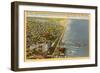 Aerial View of Galveston, Texas-null-Framed Art Print