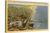 Aerial View of Galveston, Texas-null-Stretched Canvas