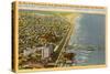 Aerial View of Galveston, Texas-null-Stretched Canvas