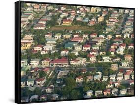 Aerial View of Georgetown, Guyana-Keren Su-Framed Stretched Canvas