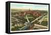 Aerial View of Georgia Tech, Atlanta-null-Framed Stretched Canvas