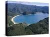 Aerial View of Golden Bay, Takaka, Abel Tasman National Park, Nelson, South Island, New Zealand-D H Webster-Stretched Canvas