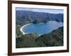Aerial View of Golden Bay, Takaka, Abel Tasman National Park, Nelson, South Island, New Zealand-D H Webster-Framed Photographic Print