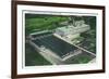 Aerial View of Goodyear-Zeppelin Fabrication Plant - Akron, OH-Lantern Press-Framed Art Print