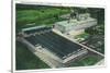 Aerial View of Goodyear-Zeppelin Fabrication Plant - Akron, OH-Lantern Press-Stretched Canvas