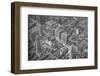 Aerial view of Grand Central District, New York City, showing the Shelton Hotel, 1926-null-Framed Photographic Print