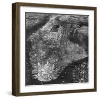 Aerial View of Greater New York, Showing Manhattan Island-null-Framed Photographic Print