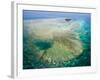 Aerial View of Green Island, The Great Barrier Reef, Cairns Area, North Coast, Queensland-Walter Bibikow-Framed Photographic Print