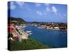Aerial View of Gustavia Port, St. Barts, FWI-Bill Bachmann-Stretched Canvas