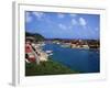 Aerial View of Gustavia Port, St. Barts, FWI-Bill Bachmann-Framed Photographic Print