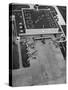 Aerial View of Hangar and Airplanes at a US Coast Guard Air Station-David Scherman-Stretched Canvas