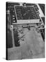 Aerial View of Hangar and Airplanes at a US Coast Guard Air Station-David Scherman-Stretched Canvas