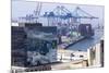 Aerial View of Harbour, Valparaiso, Chile-Peter Groenendijk-Mounted Photographic Print