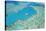 Aerial View of Heart Reef, Great Barrier Reef, Queensland, Australia-Peter Adams-Stretched Canvas