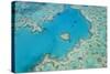 Aerial View of Heart Reef, Great Barrier Reef, Queensland, Australia-Peter Adams-Stretched Canvas