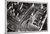 Aerial View of Hermannplatz, Berlin Neukoelln, Germany, from a Zeppelin, C1931-null-Mounted Giclee Print
