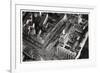 Aerial View of Hermannplatz, Berlin Neukoelln, Germany, from a Zeppelin, C1931-null-Framed Giclee Print