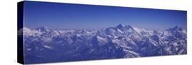 Aerial View of Himalayas, Kathmandu, Nepal-null-Stretched Canvas